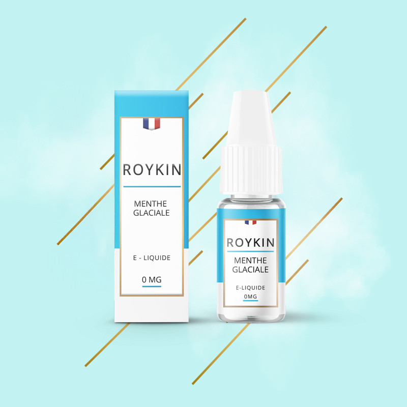 E-liquide Menthe Glaciale 10ml - Roykin - 0mg