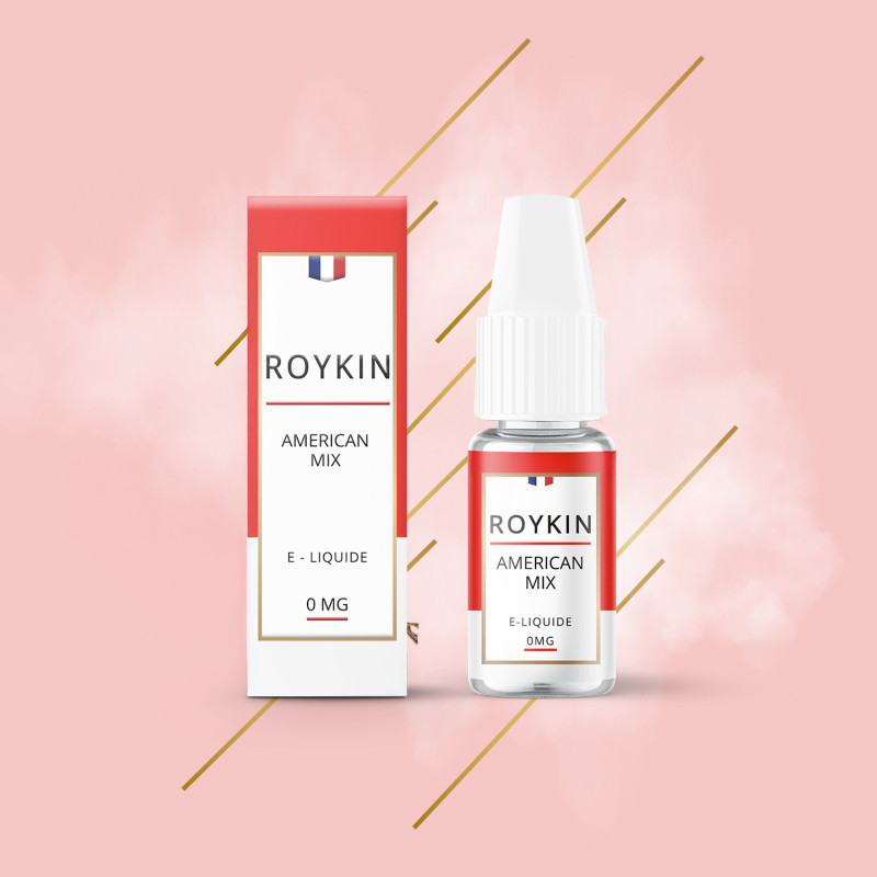 E-liquide American Mix 10ml - Roykin - 0mg