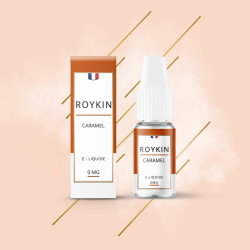E-liquide Caramel 10ml - Roykin - 0mg