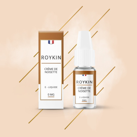 E-liquide Crème De Noisette 10ml - Roykin - 6mg