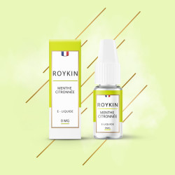 E-liquide Menthe Citronnée 10ml - Roykin - 6mg
