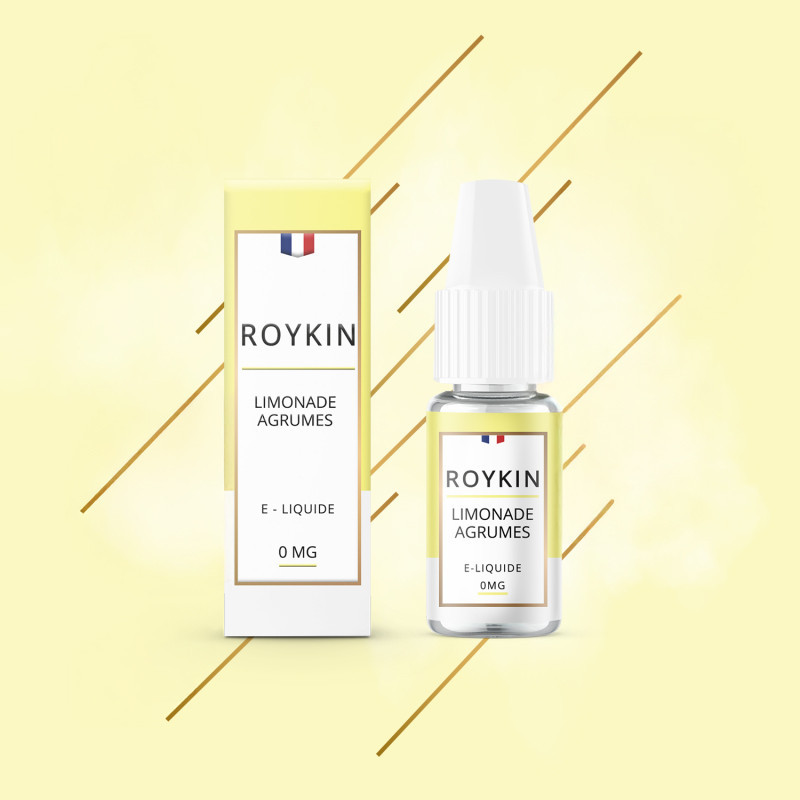 E-liquide Limonade Agrumes 10ml - Roykin - 0mg
