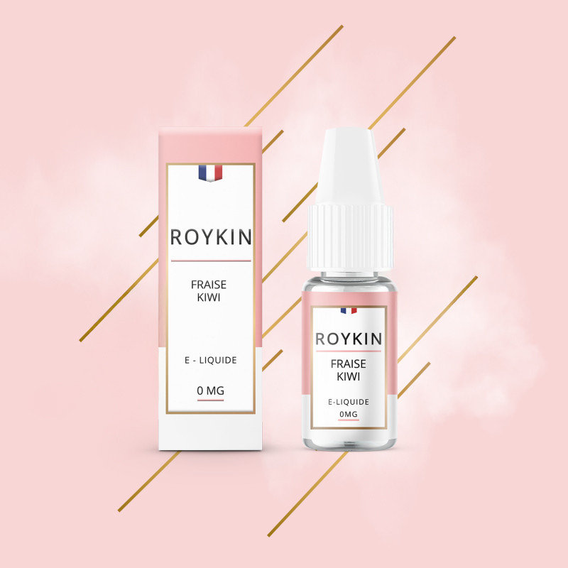 E-liquide Fraise Kiwi 10ml - Roykin - 0mg