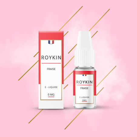 E-liquide Fraise 10ml - Roykin - 6mg