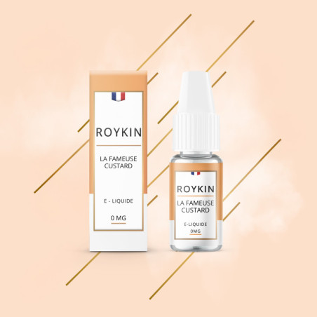 E-liquide La Fameuse Custard 10ml - Roykin - 6mg