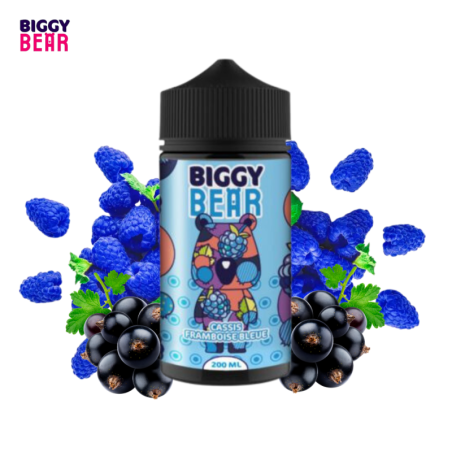 E liquide Cassis Framboise Bleue 200ml - Biggy Bear