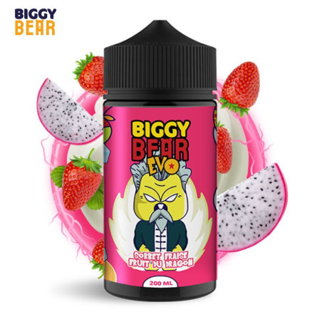 E liquide Sorbet Fraise Fruit du dragon 200ml - Biggy Bear Evo