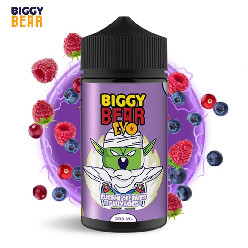 E liquide Fusion de Baies Sauvages 200ml - Biggy Bear Evo - 0mg