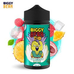 E liquide Ananas Litchi Givrés 200ml - Biggy Bear Evo - 0mg