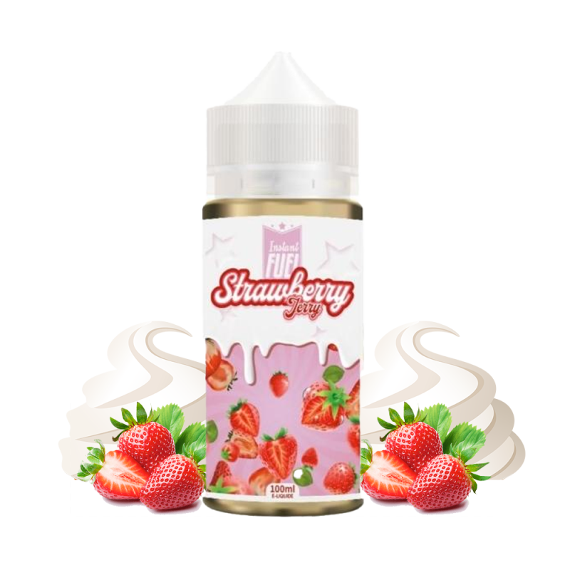 E-liquide Strawberry Jerry 100ml - Instant Fuel by Maison Fuel - 0mg