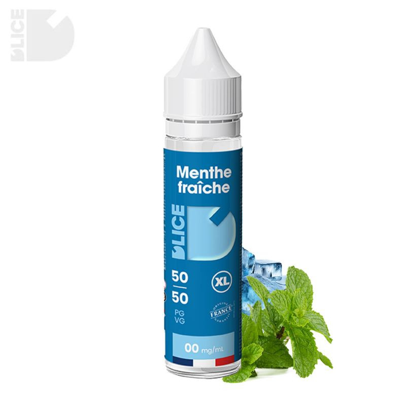 E-liquide Menthe Fraiche 50ml - Dlice XL - 0mg