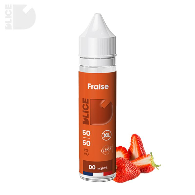 E-liquide Fraise 50ml - Dlice XL - 0mg