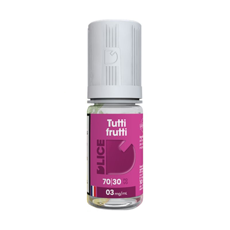 E-liquide Tutti Frutti 10ml - Dlice - 0mg