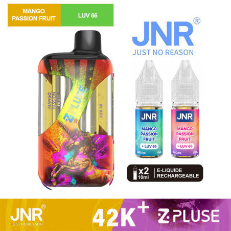 Puff Zpluse 42K - Zpluse by JNR - Mango Passion Fruit + Luv 66