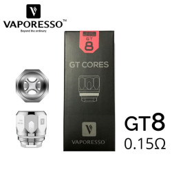 Résistances GT (3pcs) - Vaporesso - GT8 0.15ohm