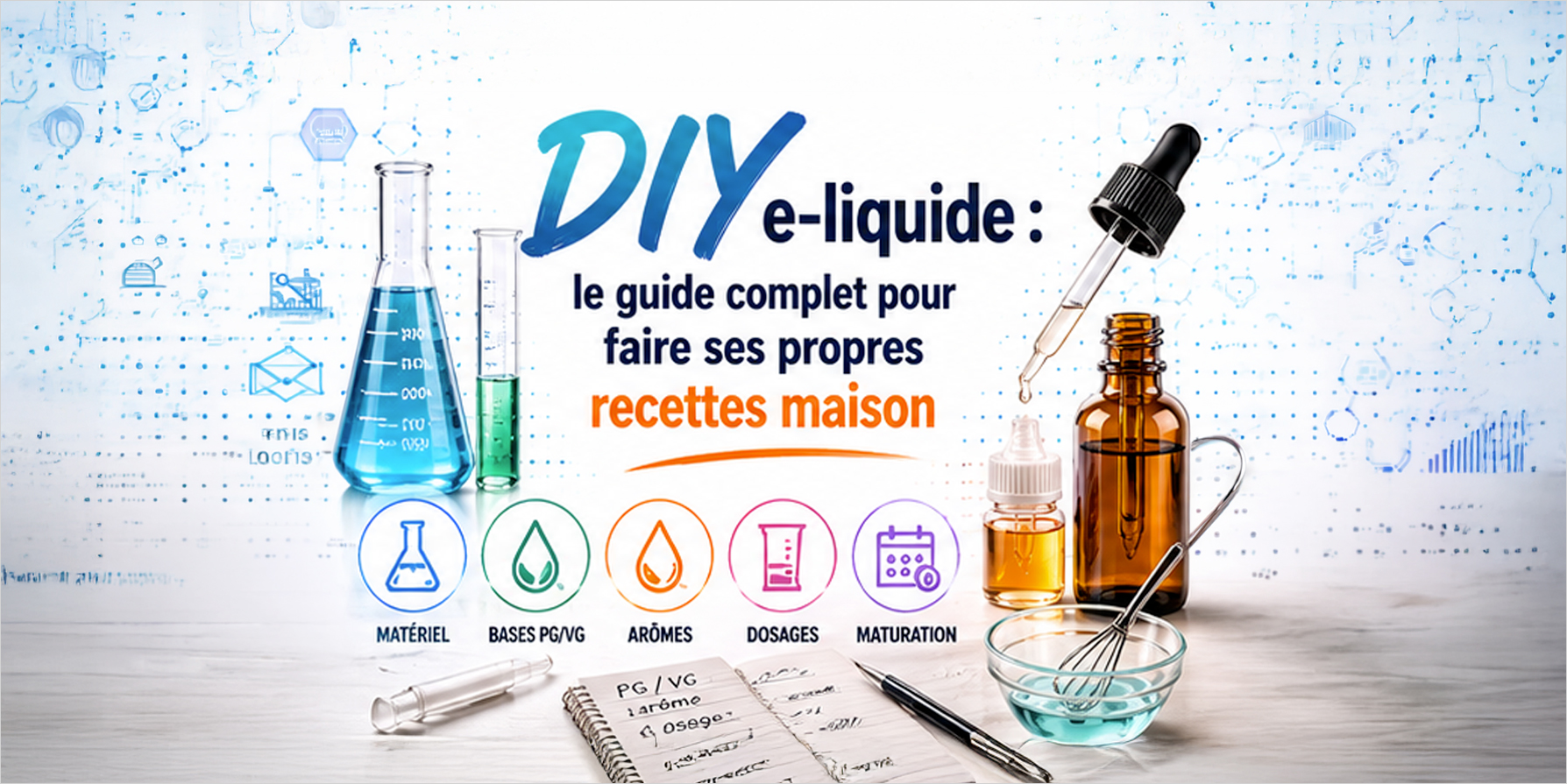 DIY e-liquide : le guide complet pour faire ses propres recettes maison