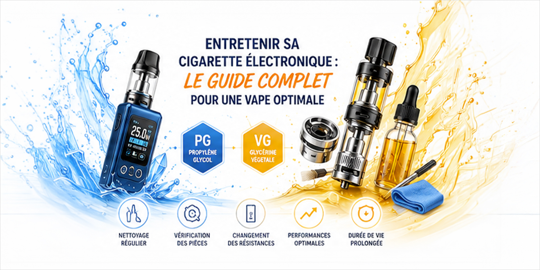 Entretenir sa cigarette électronique : guide pour une vape optimale
