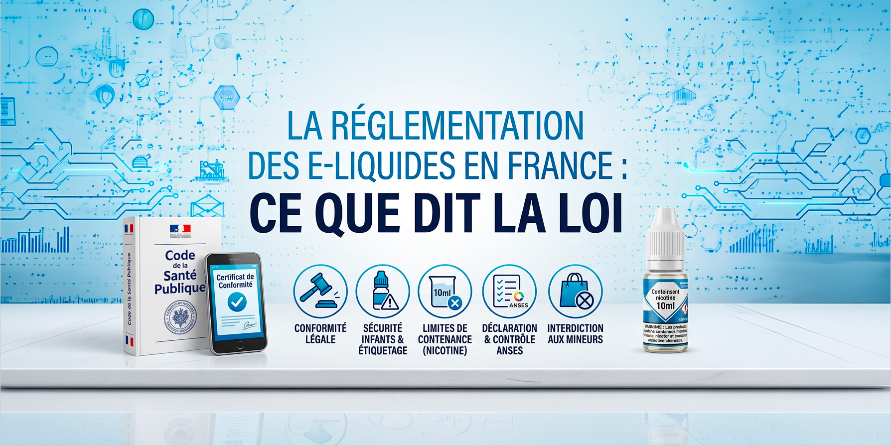 La réglementation des e-liquides en France : ce que dit la loi
