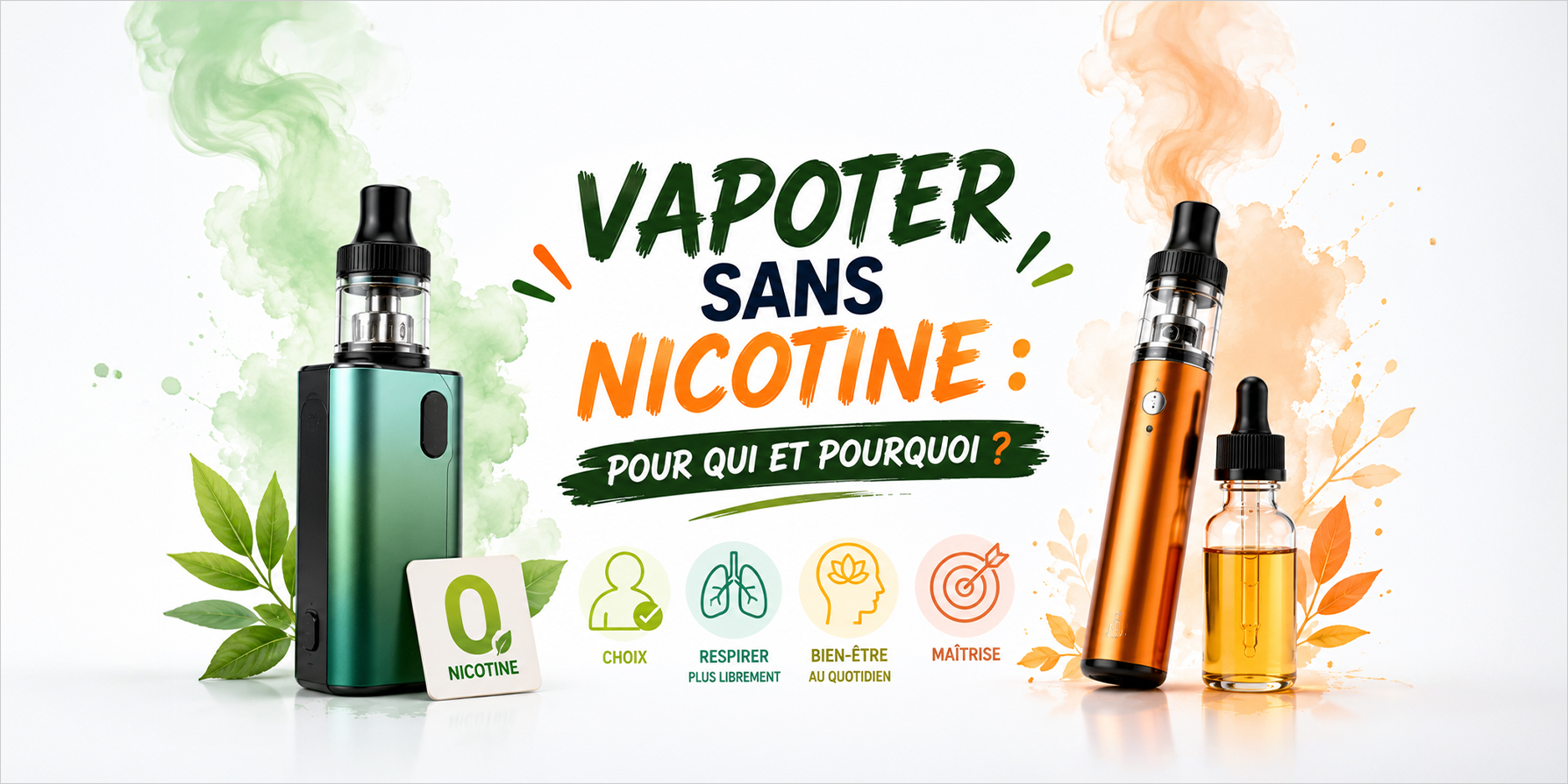 Vapoter sans nicotine : pour qui et pourquoi ?