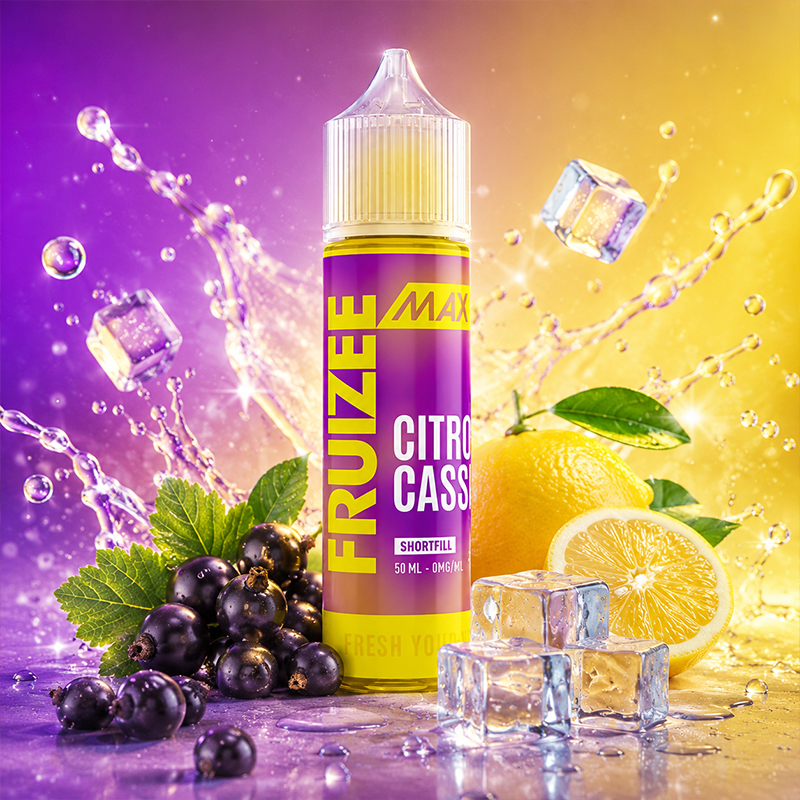 E-liquide Citron Cassis 50ml - Fruizee Max by Fruizee