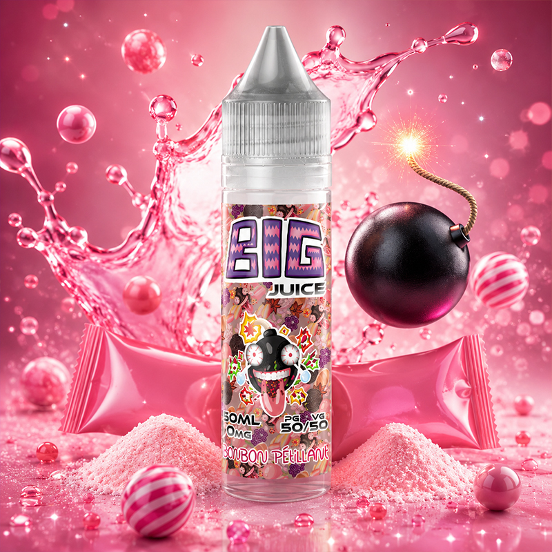 E-liquide Bonbon pétillant 50 ml - Big juice