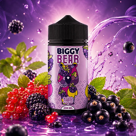 E-liquide Cassis Mûre 200ml - Biggy Bear